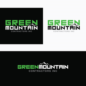 Diseño de Logo por AL-BARAKAH para Green Mountain Contractors Inc. | Diseño: #28546428