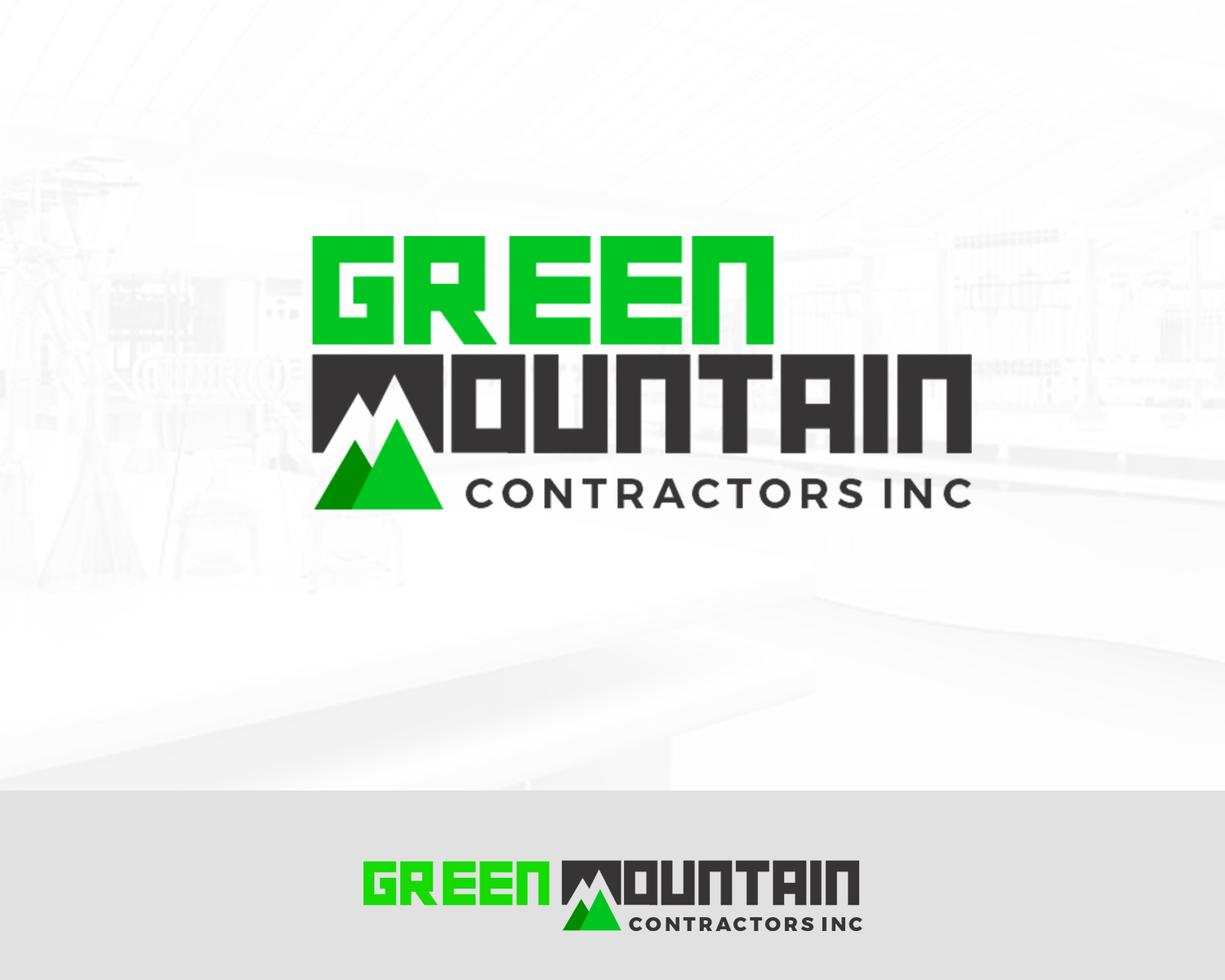Logo Design by Djamdesign for Green Mountain Contractors Inc. | Design #28542956