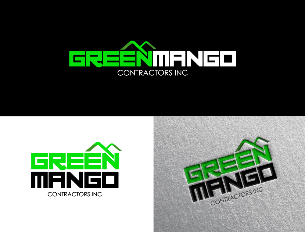 Logo Design by Cre@8ive.Colors for Green Mountain Contractors Inc. | Design #28552476