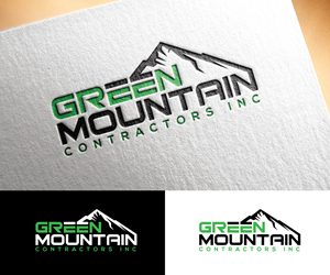 Diseño de Logo por step forward 2 para Green Mountain Contractors Inc. | Diseño: #28544732