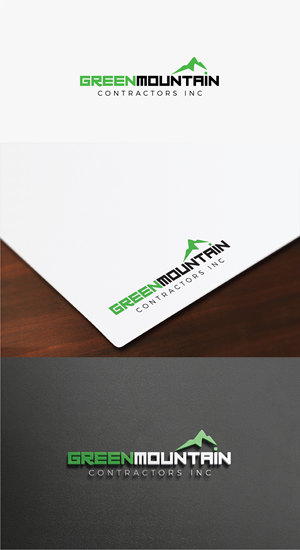 Diseño de Logo por IMilenovic para Green Mountain Contractors Inc. | Diseño: #28562993