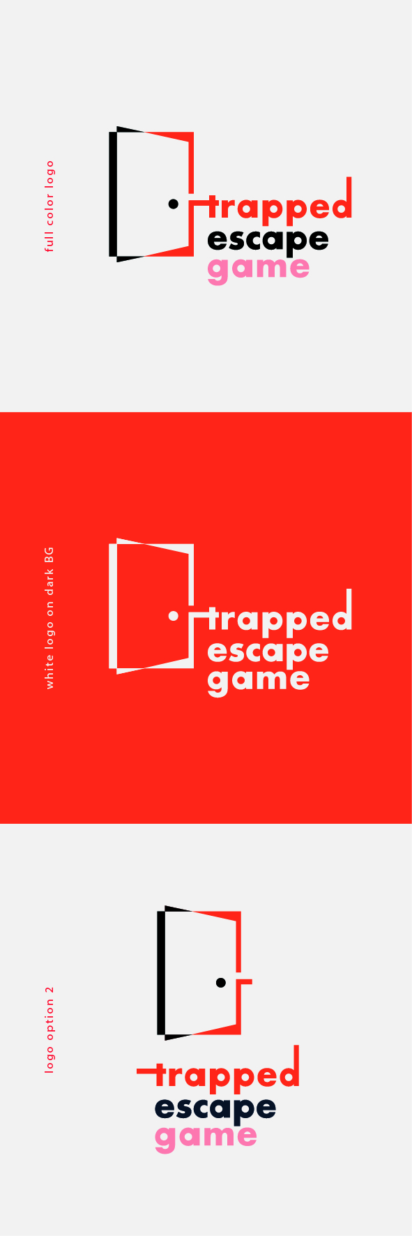 Logo Design by Lammy for Trapped Escape Game | Design #28565996