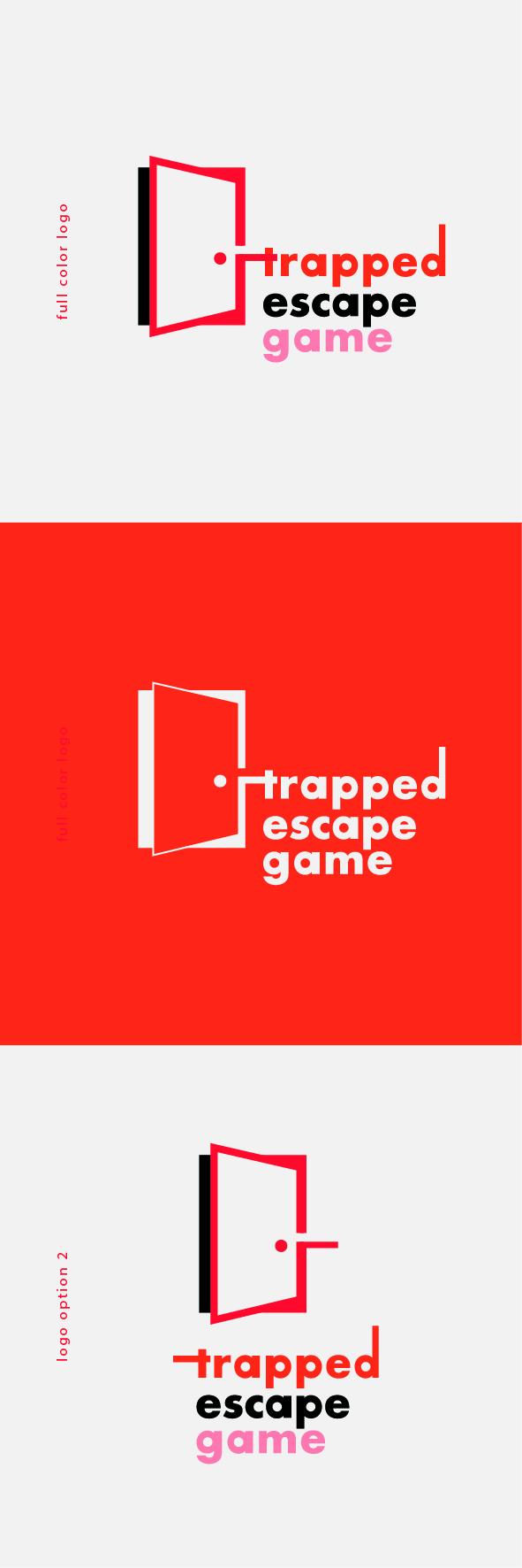 Logo Design by Lammy for Trapped Escape Game | Design #28566179