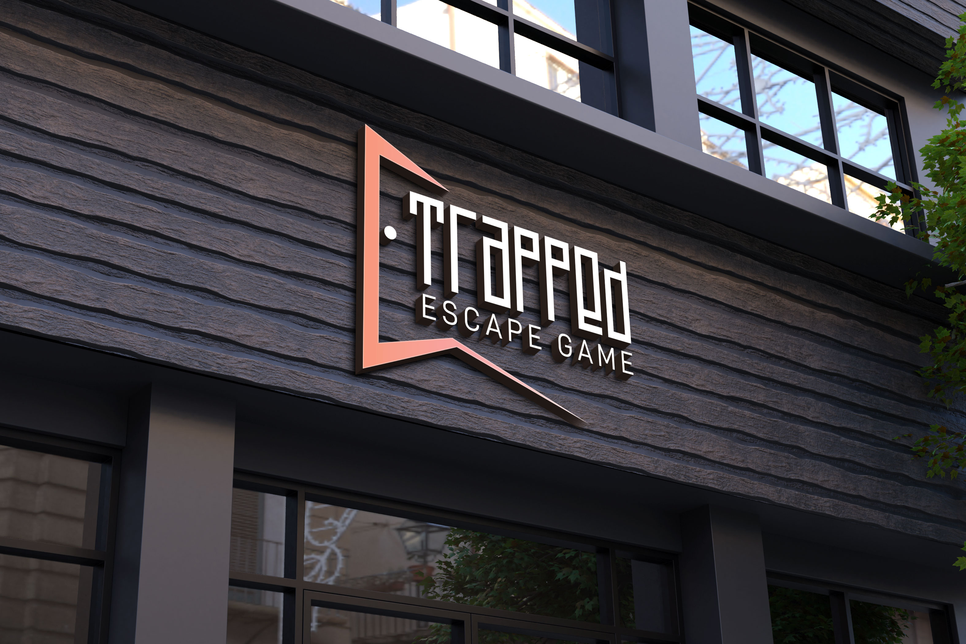 Logo Design by Kavth for Trapped Escape Game | Design #28564584