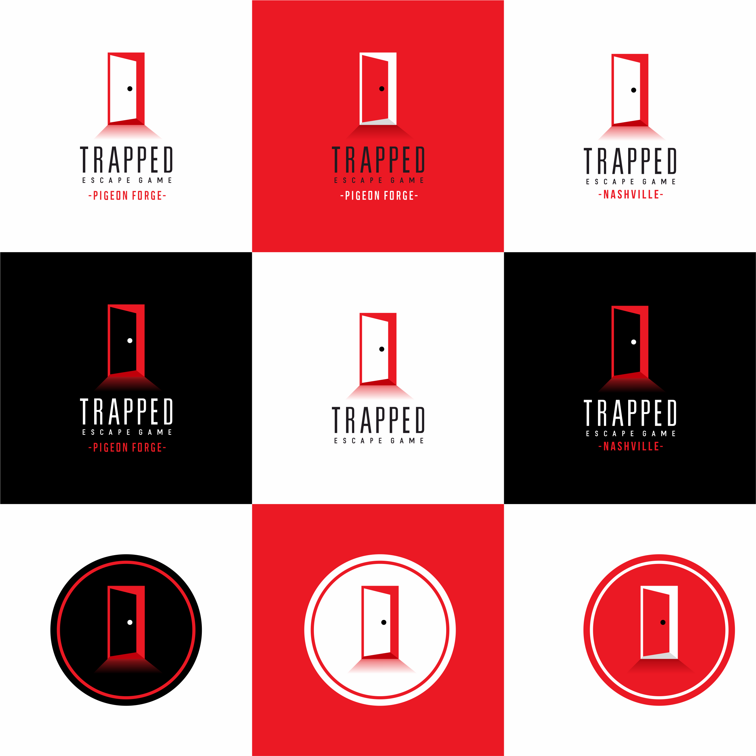 Logo Design by Sibyle for Trapped Escape Game | Design: #28564023