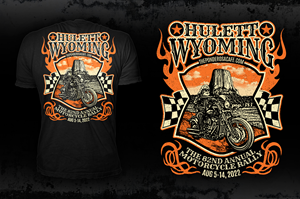 Tshirt design for annual motorcycle rally | Diseño de Camiseta por D'Mono