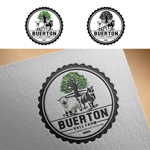 Logo Design by N83touchthesky for Buerton Hall Farm | Design: #28556790