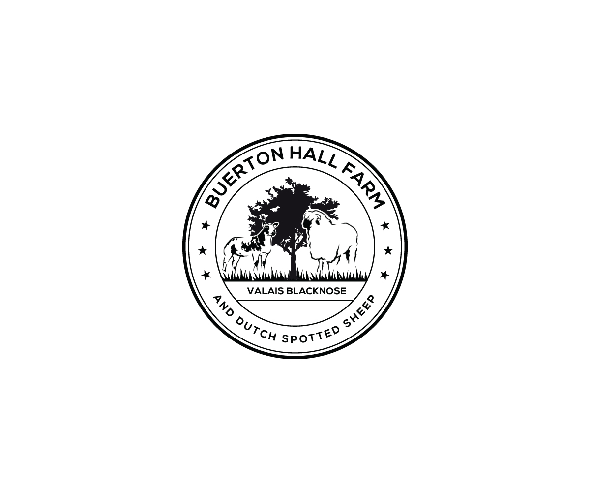 Logo Design by step forward 2 for Buerton Hall Farm | Design #28548325