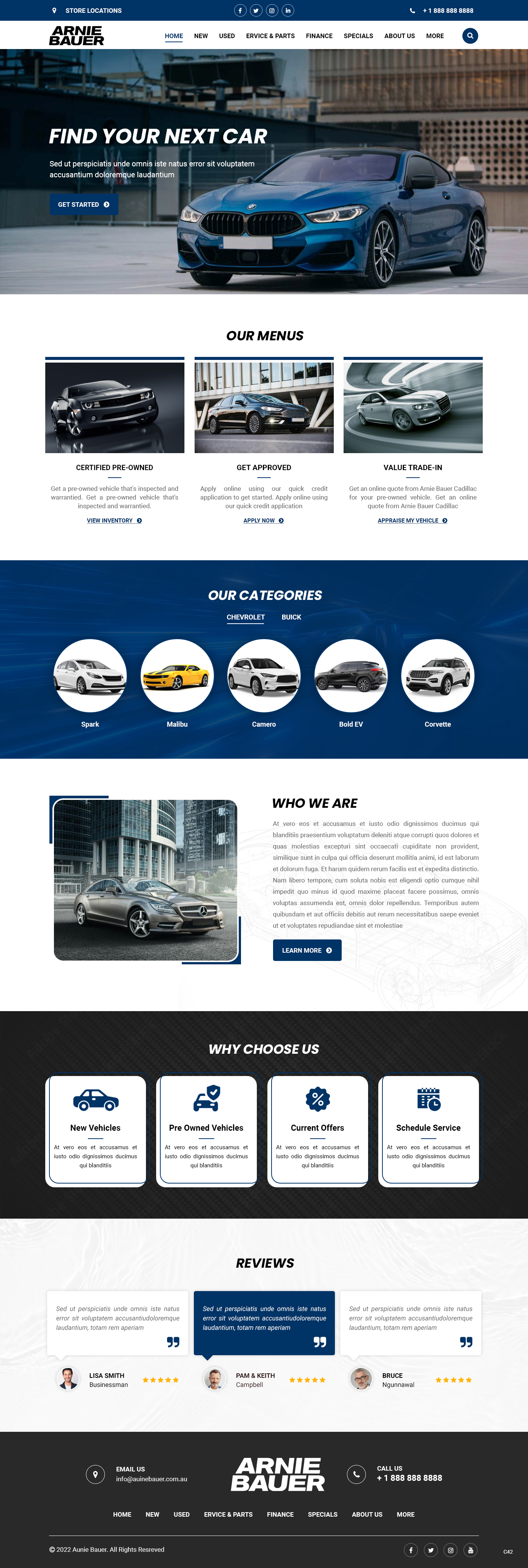 Landing Page Design by pb for Arnie Bauer | Design #28552165