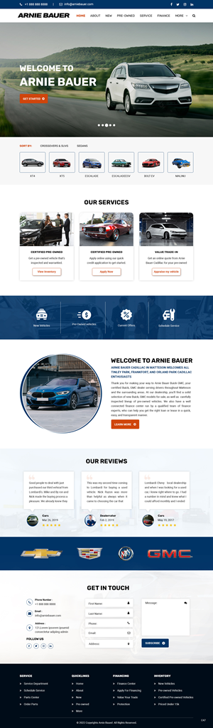 Landing Page Design by pb for Arnie Bauer | Design: #28552169