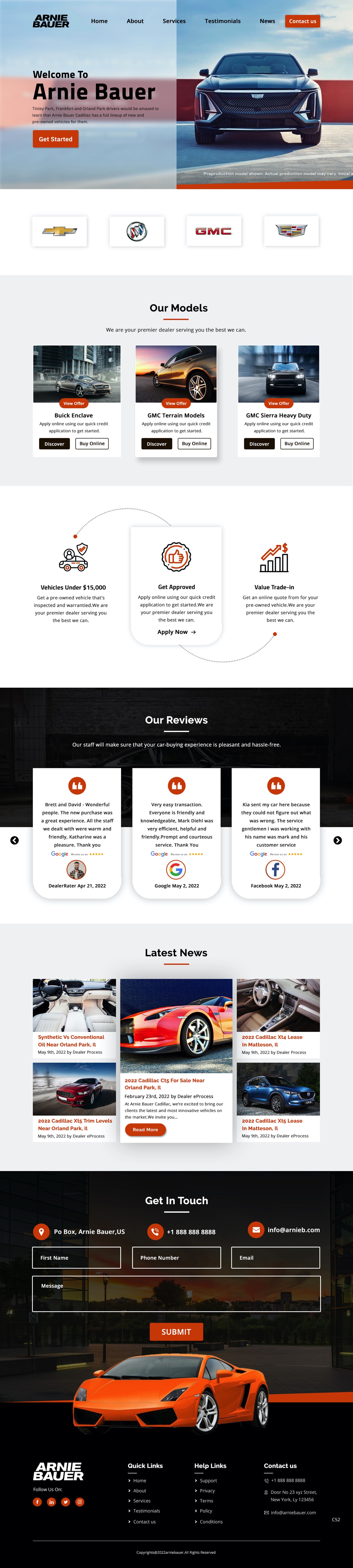 Design de Page d'Accueil par pb pour Arnie Bauer | Design #28552173