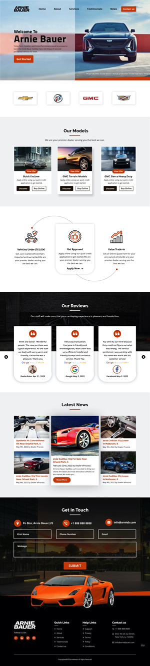 Landing Page Design by pb for Arnie Bauer | Design: #28552173