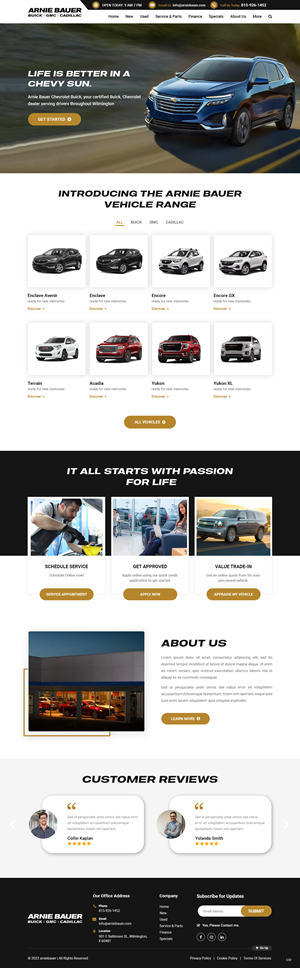 Landing Page Design by pb for Arnie Bauer | Design: #28557564