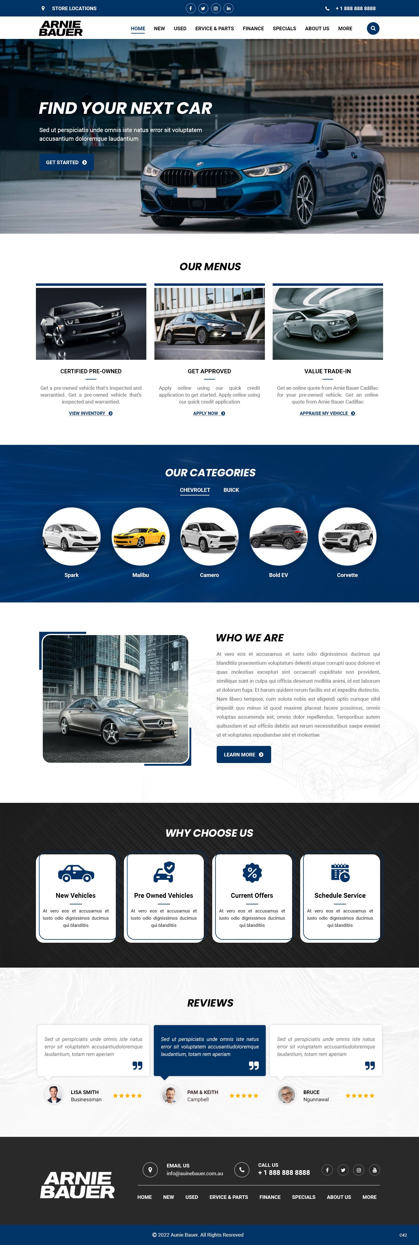 Landing Page Design by pb for Arnie Bauer | Design #28557565
