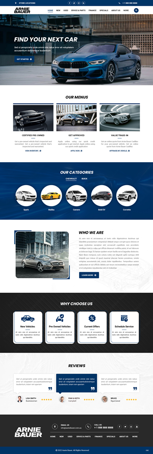 Landing Page Design by pb for Arnie Bauer | Design: #28557565
