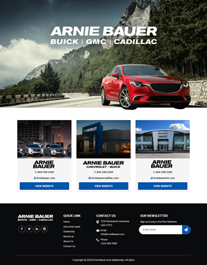 Landing Page Design by Titan Eagle for Arnie Bauer | Design: #28554988