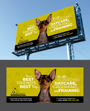 DOG DAYCARE BILLBOARD | Design de Panneau par KreativeMadz