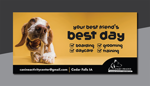 DOG DAYCARE BILLBOARD | Design de Panneau par Deziners Zone