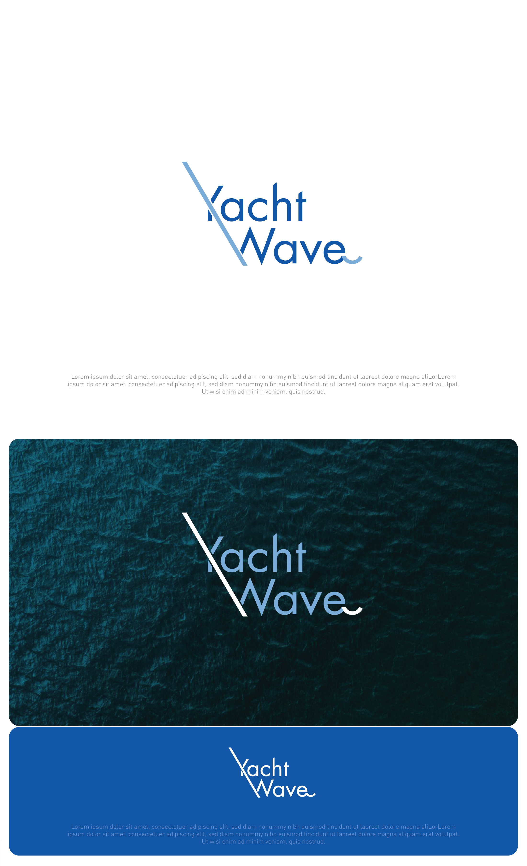 Logo Design by ambiii for YachtWave | Design #28548596