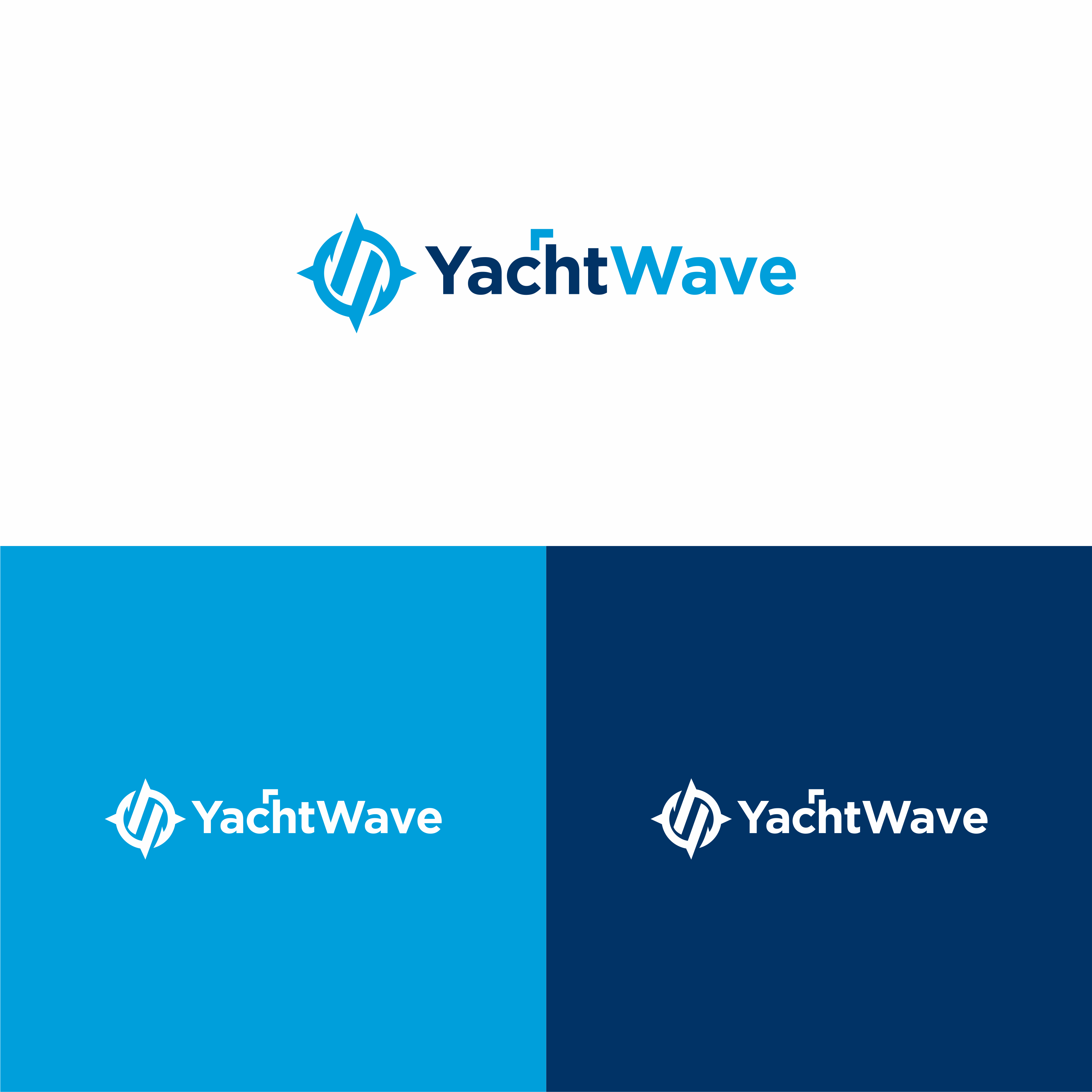 Logo Design by achil78 for YachtWave | Design #28586801