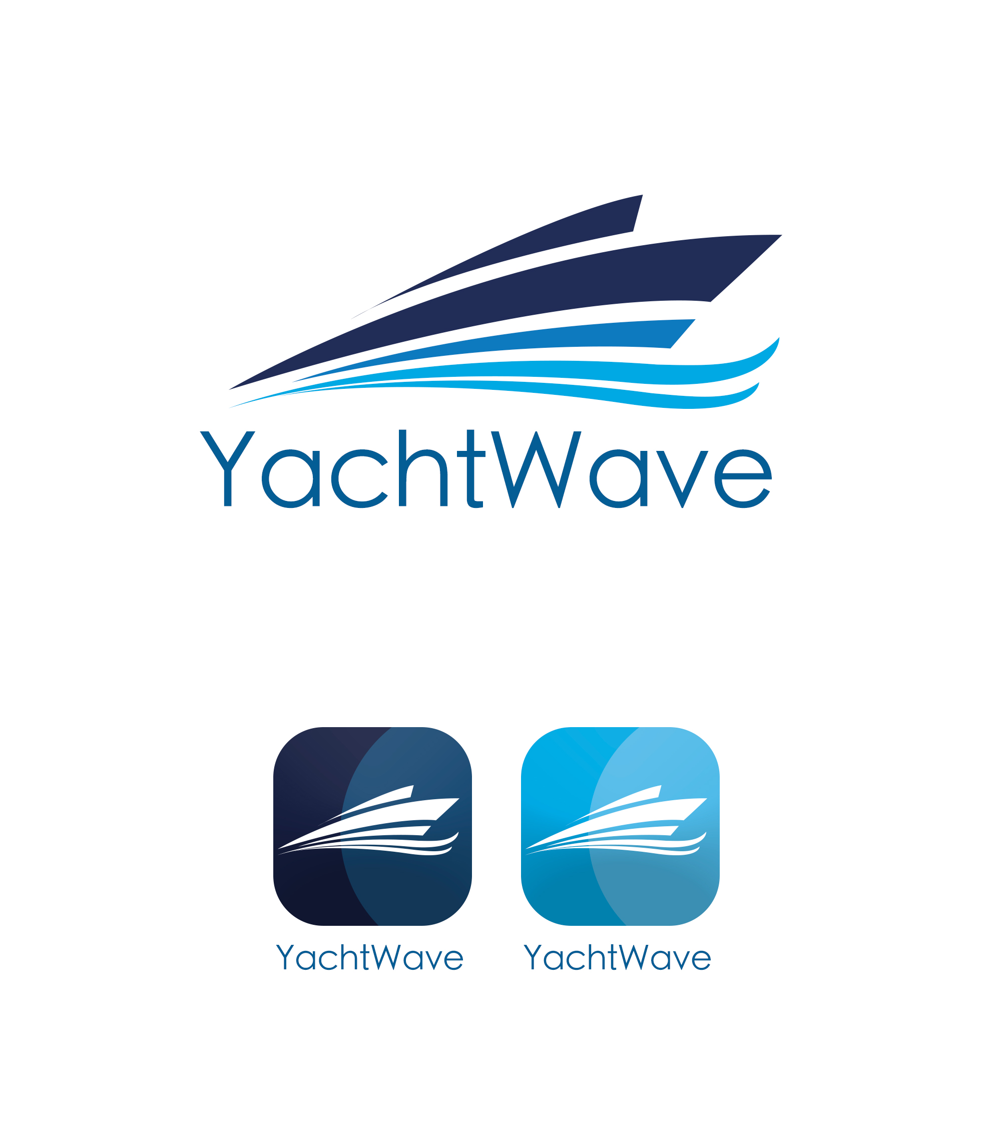 Logo Design by Riaz Rehman for YachtWave | Design #28548246