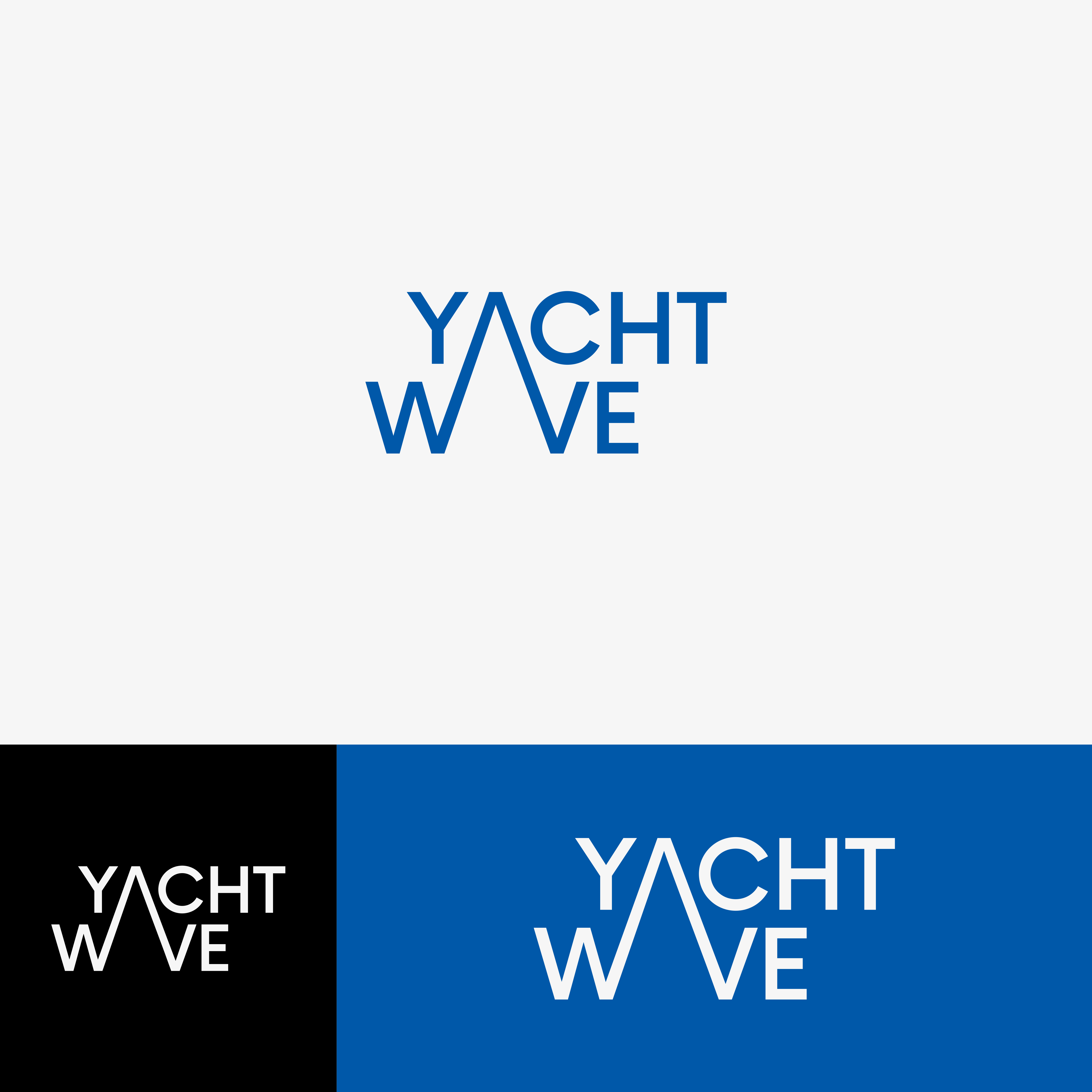 Logo Design by RICKY.T for YachtWave | Design #28556392