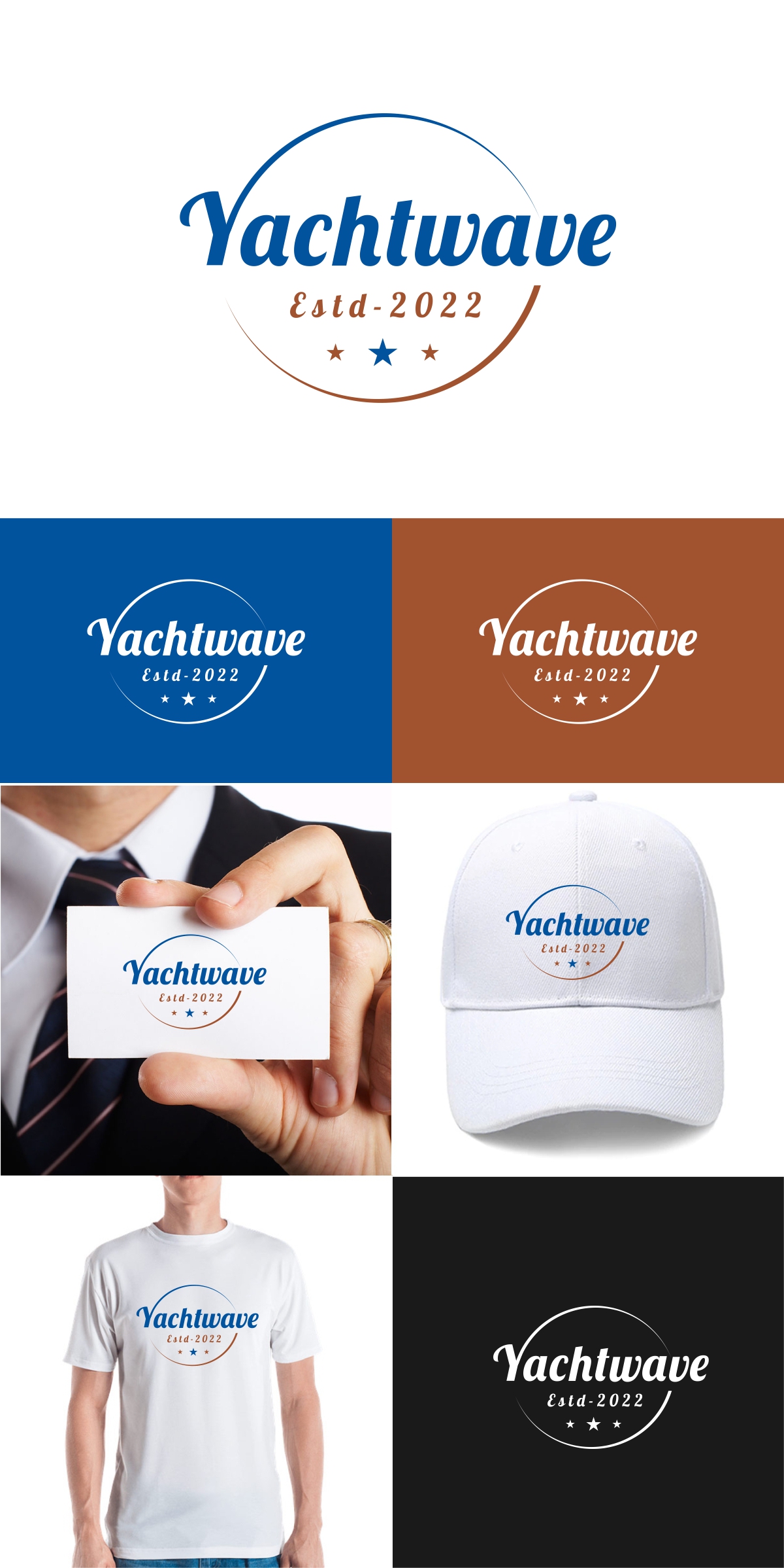 Logo Design by fly  design for YachtWave | Design #28550689