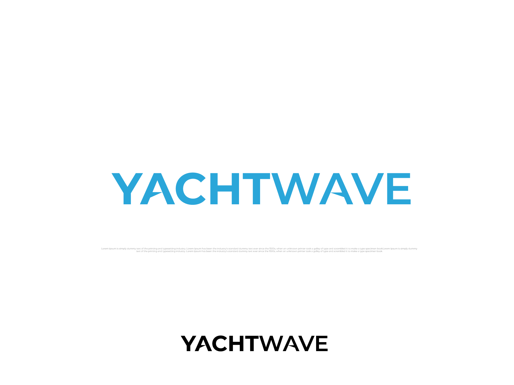 Logo-Design von Paras Bali für YachtWave | Design #28564411