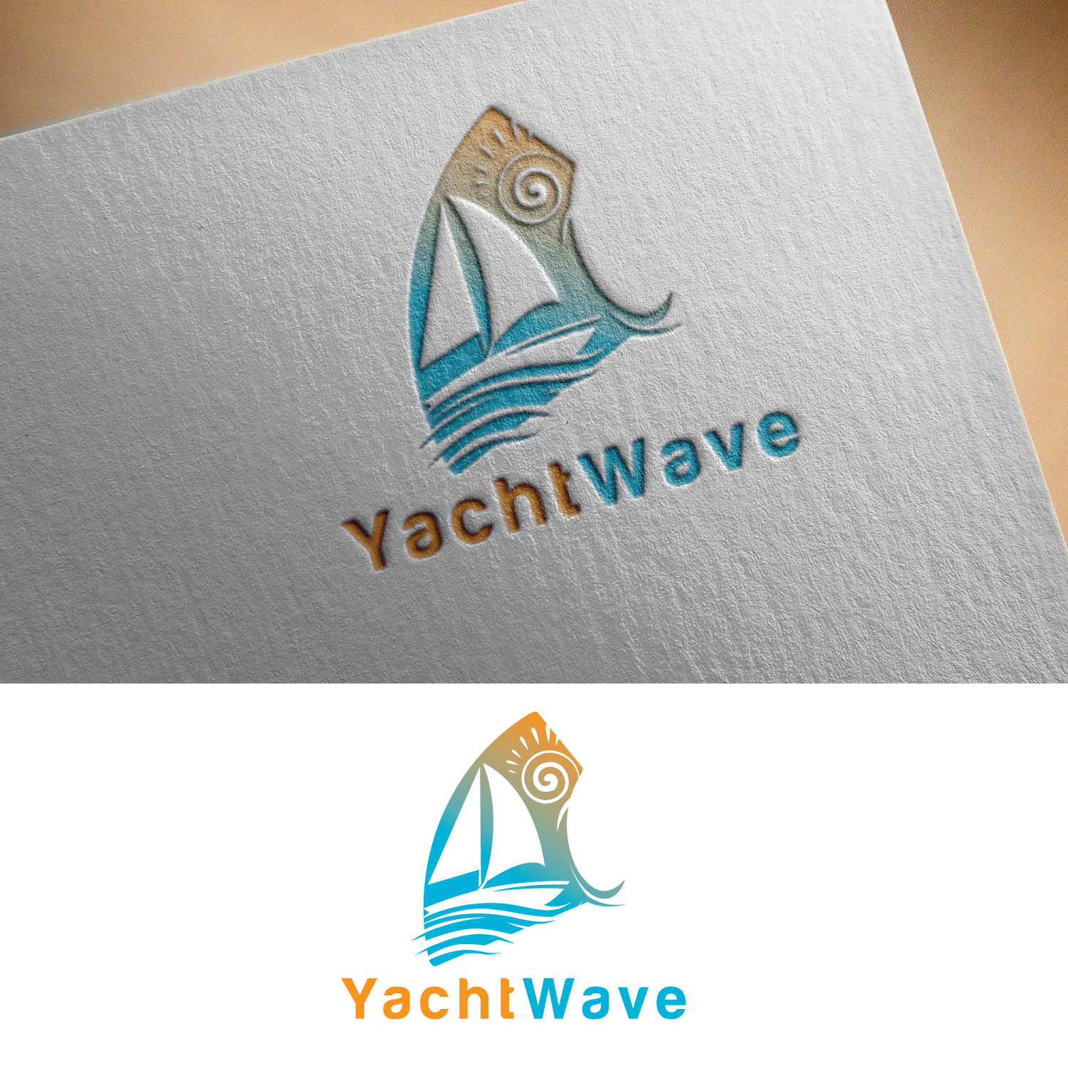 Logo Design by GODDREAMCREATION for YachtWave | Design #28548139