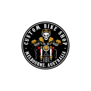Custom Bike Shop, Melbourne, Australia | Logo Design by Isabella...