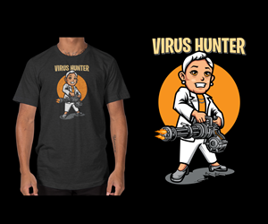 VIRUS HUNTER | Design de T-shirt par cithuwill