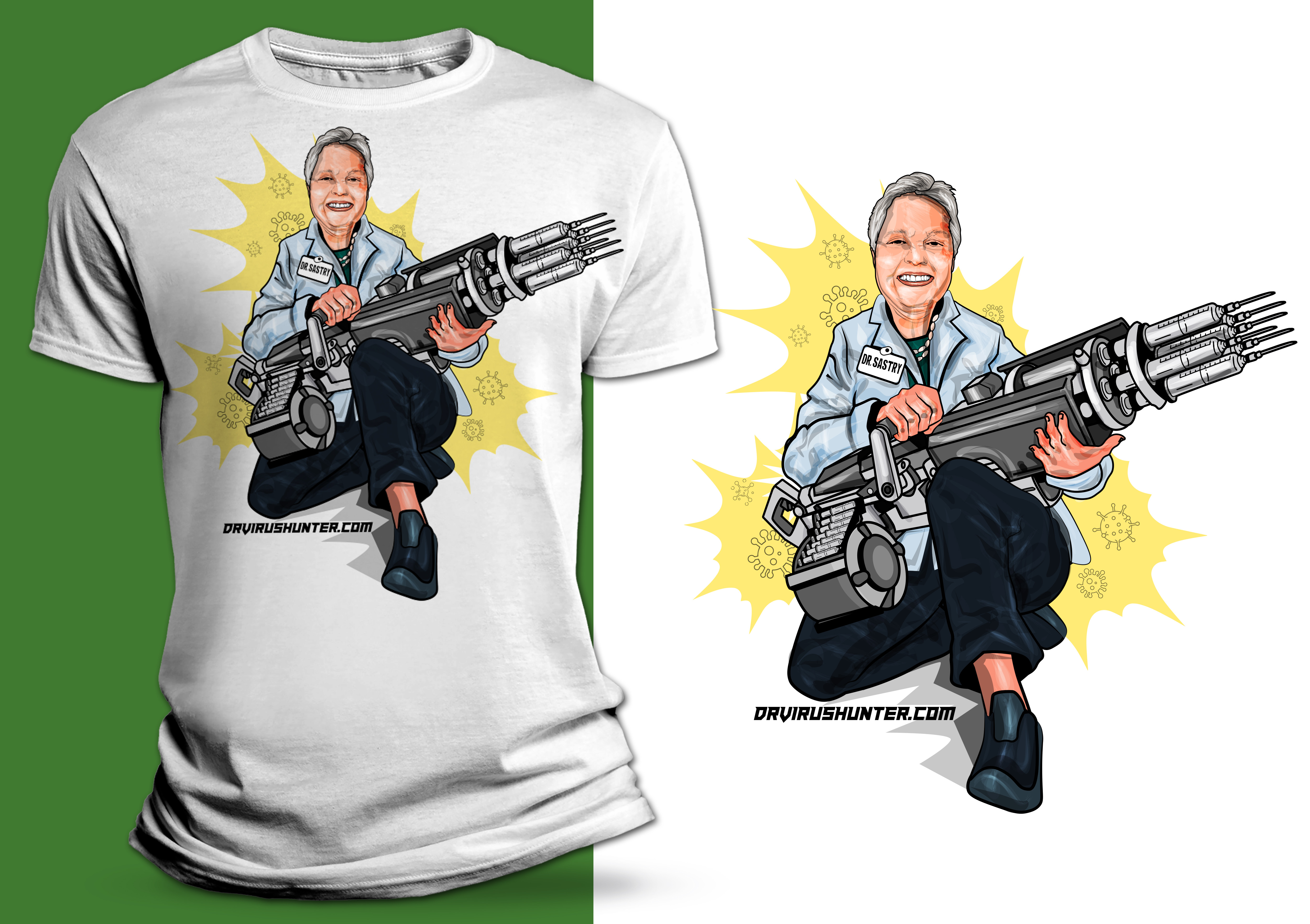 T-Shirt-Design von SAI DESIGNS für Dr. Vatsala Sastry M.D., P.A. | Design #28599866