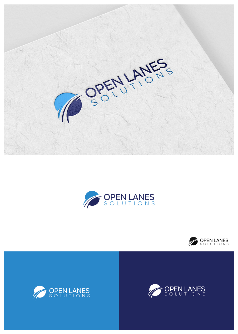 Logo-Design von goranvisnjic82 für Open Lanes-Solutions LLC | Design #28553069
