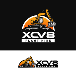 XCV8 Plant Hire | Design de Logo par PsyPen