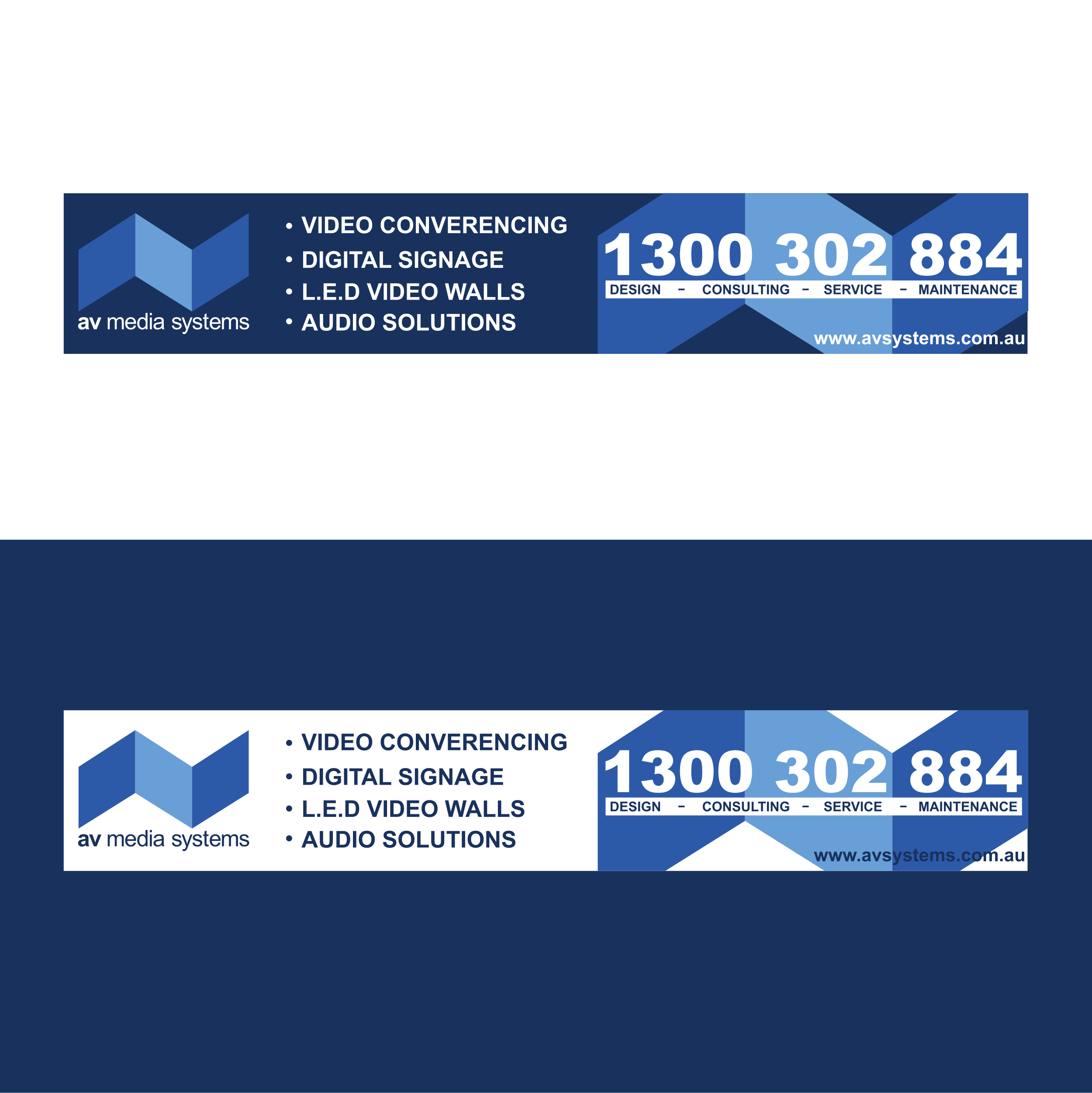 Diseño de Señalética por luckdesign para AV Media Systems | Diseño #28555949
