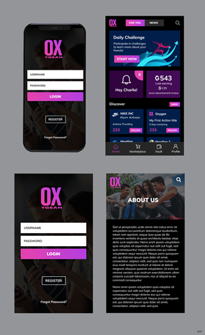 App Design by pb for Oxygean | Design: #28562723