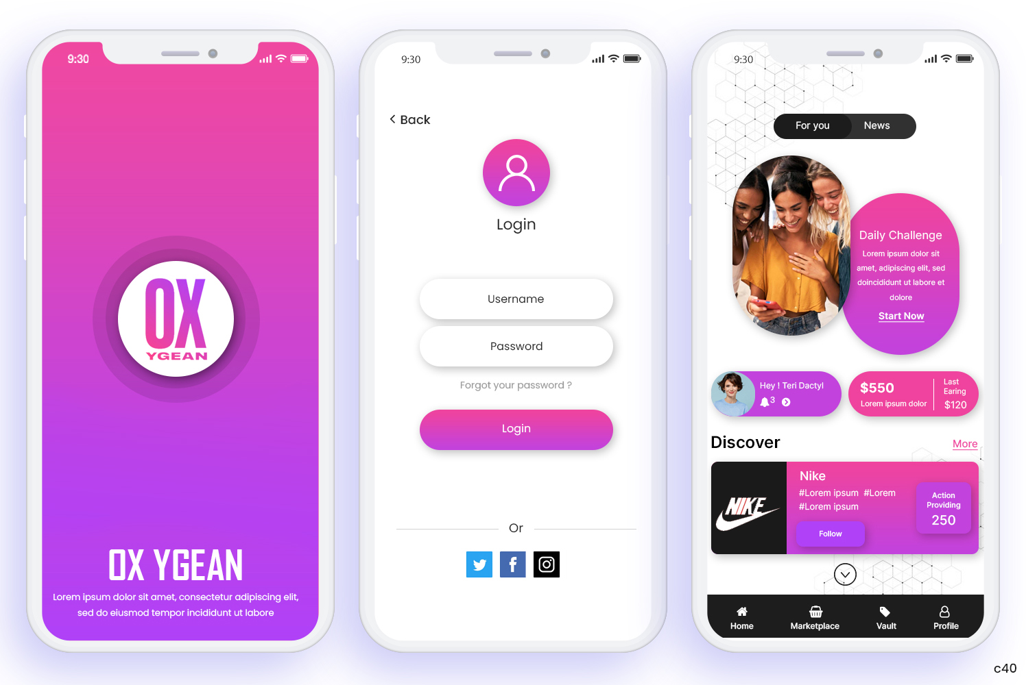 Design Application par pb pour Oxygean | Design #28574895