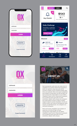 App Design by pb for Oxygean | Design: #28574903