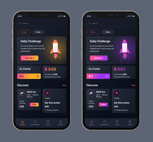 App Design by Double d for Oxygean | Design: #28561494