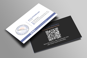 Business Card Design by Creations Box 2015 for South Coast Embroidery LTD | Design: #28599724