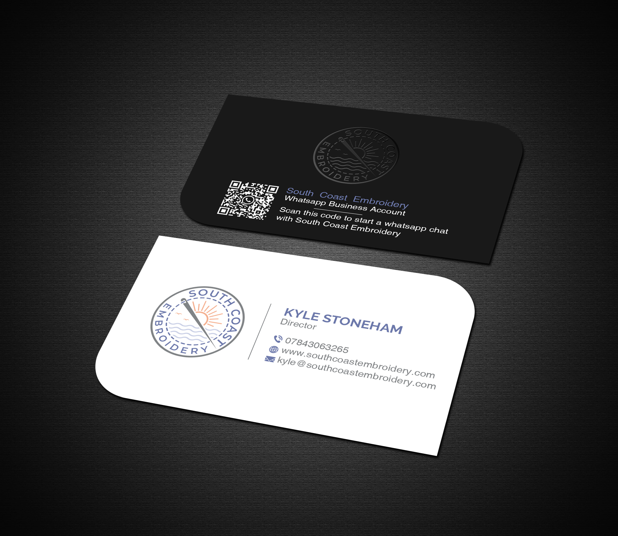 Business Card Design by Creations Box 2015 for South Coast Embroidery LTD | Design #28603982