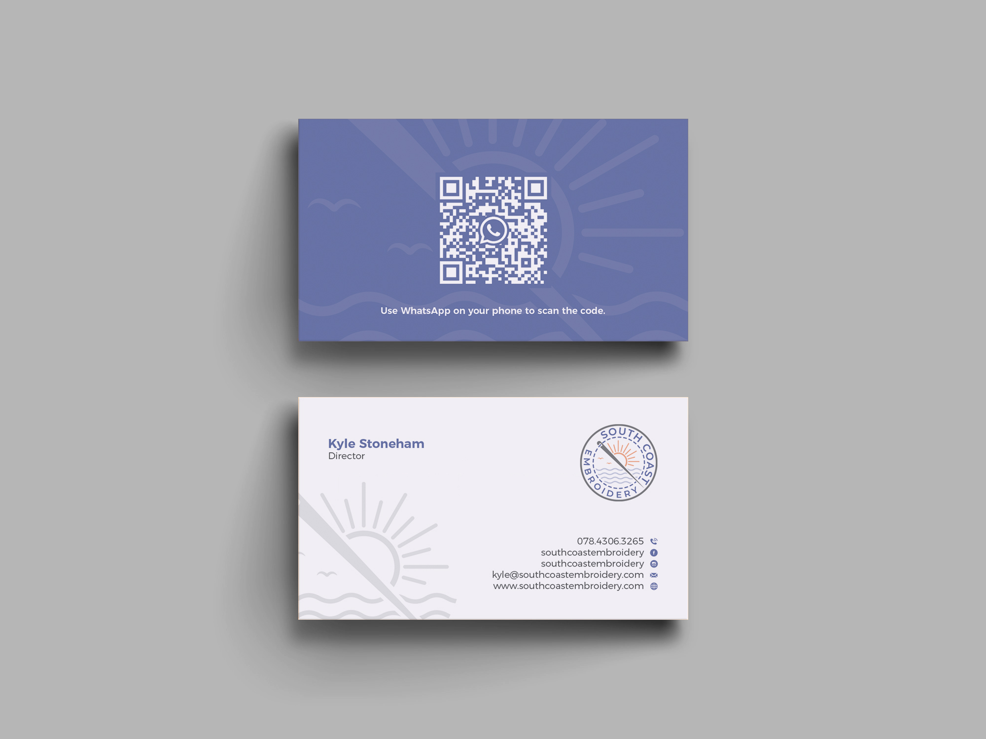 Business Card Design by OxonoArt for South Coast Embroidery LTD | Design #28618402
