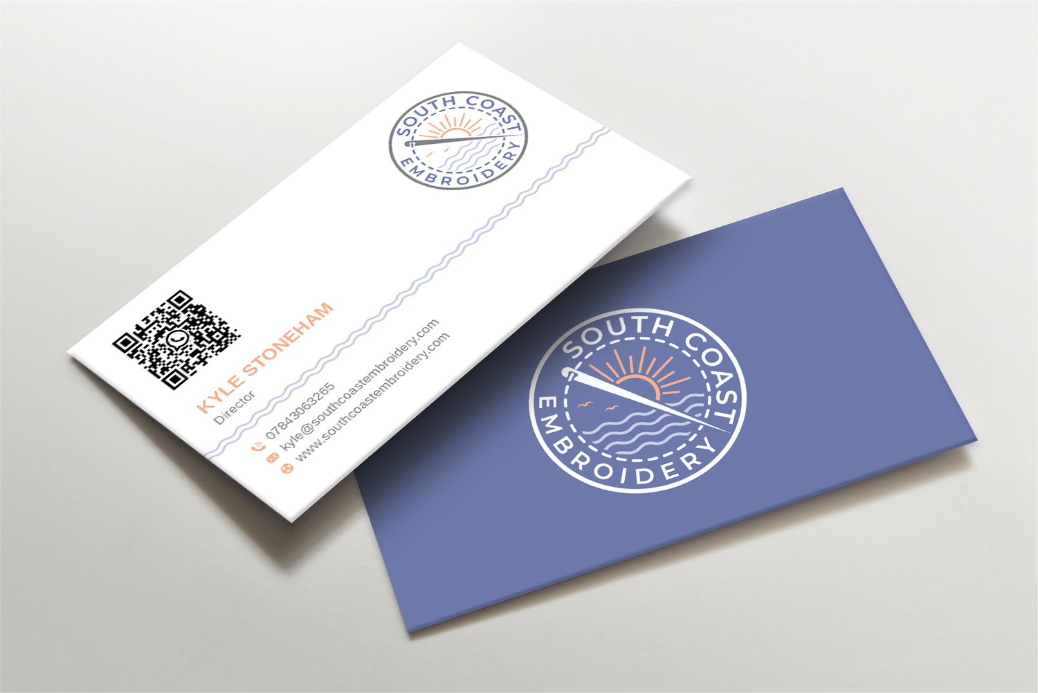 Diseño de Tarjeta de Presentación por LAXMI DESIGNHUB para South Coast Embroidery LTD | Diseño #28589969