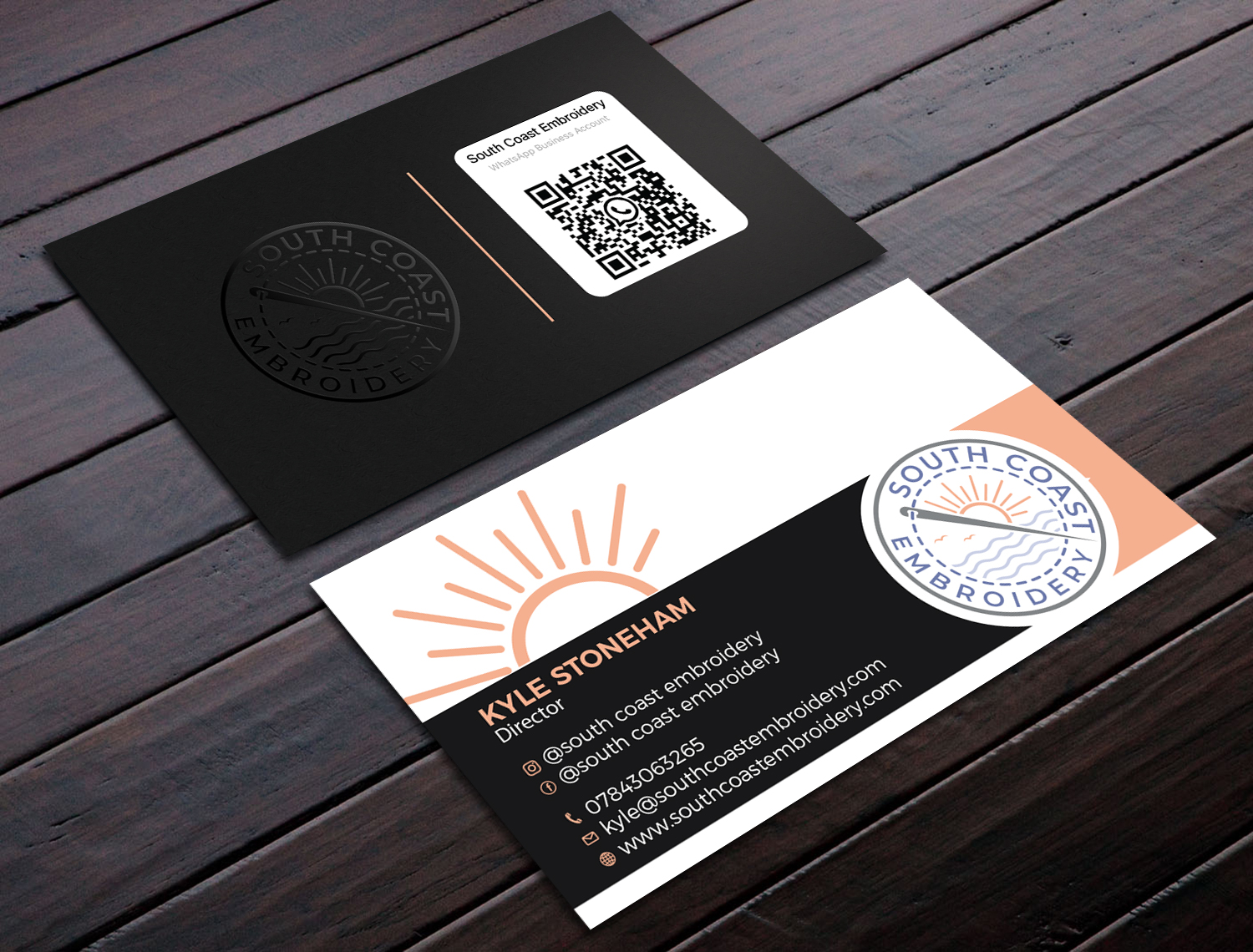 Business Card Design by Tripti Ranjan Gain for South Coast Embroidery LTD | Design #28596341
