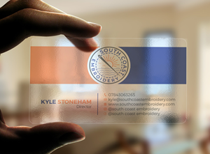 Business Card Design by Tripti Ranjan Gain for South Coast Embroidery LTD | Design: #28596345