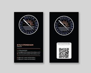 Business Card Design by Tripti Ranjan Gain for South Coast Embroidery LTD | Design: #28596352