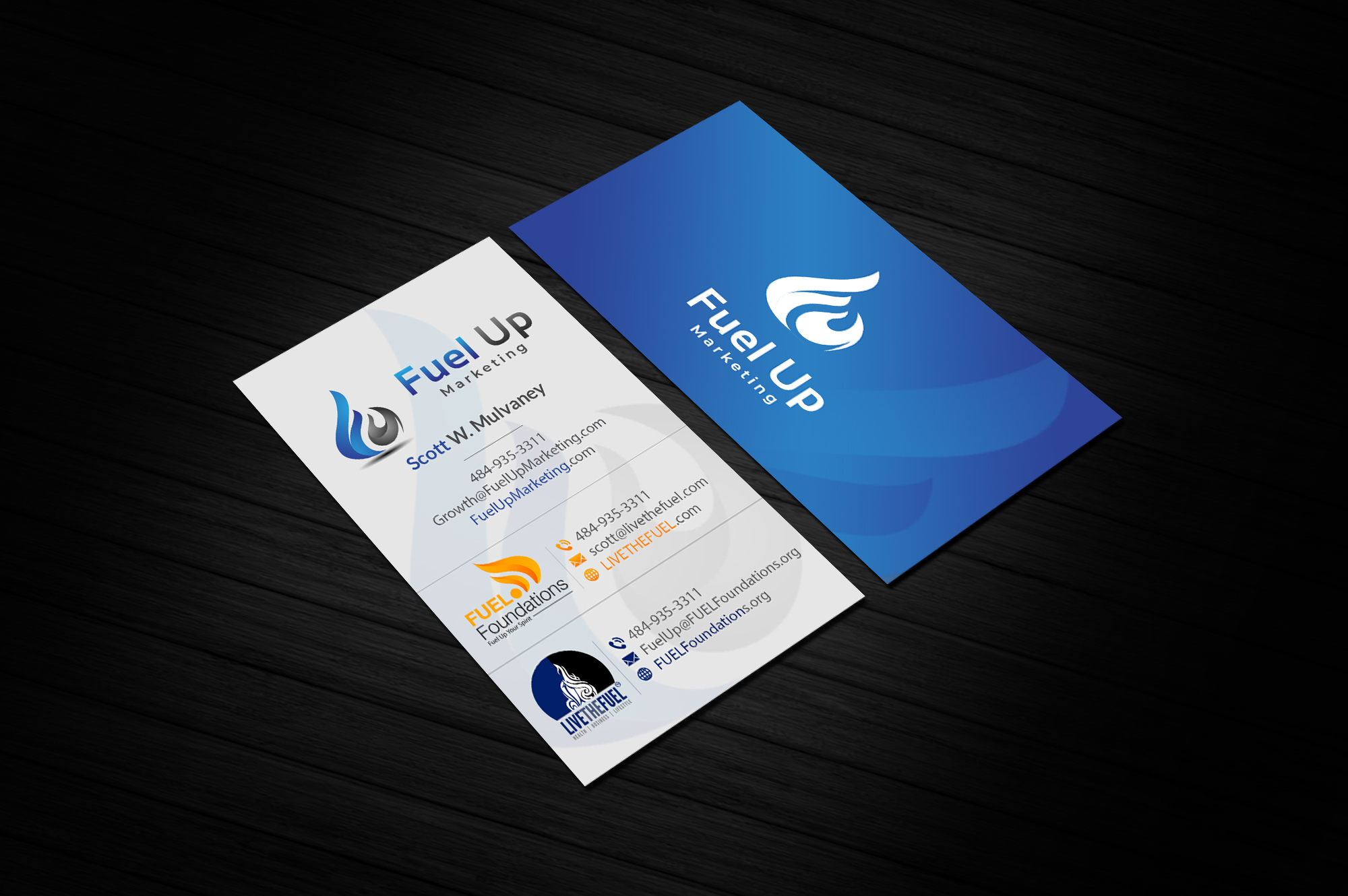 Business Card Design by Creations Box 2015 for Fuel Up Marketing | Design #28572325