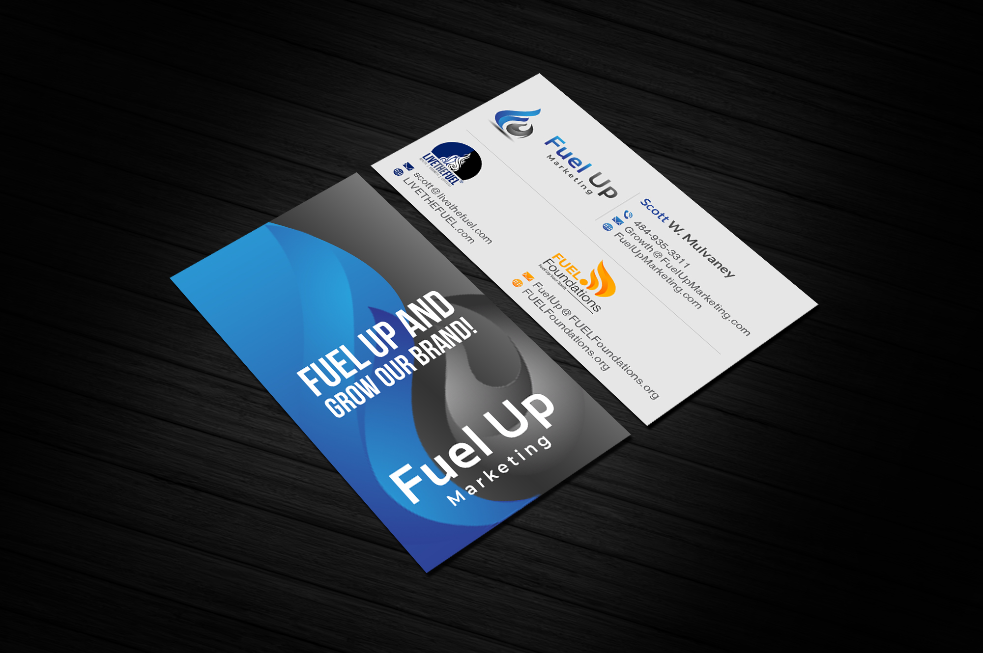 Business Card Design by Creations Box 2015 for Fuel Up Marketing | Design #28579164