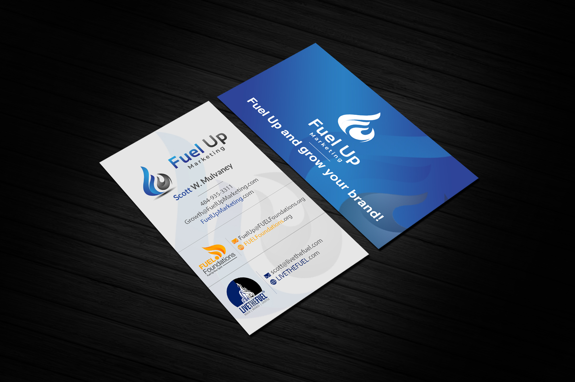 Business Card Design by Creations Box 2015 for Fuel Up Marketing | Design #28579165