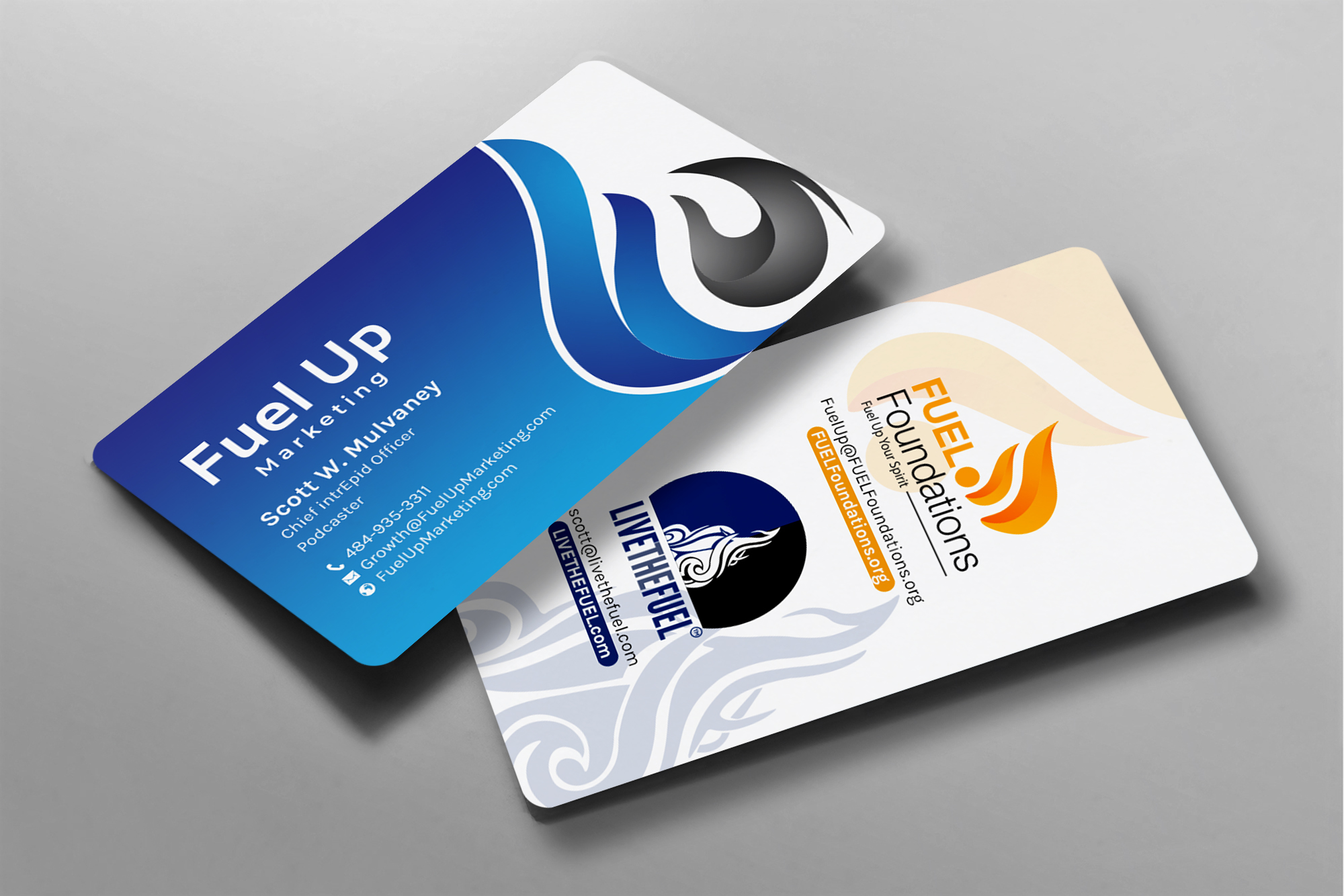 Business Card Design by chandrayaan.creative for Fuel Up Marketing | Design #28571628